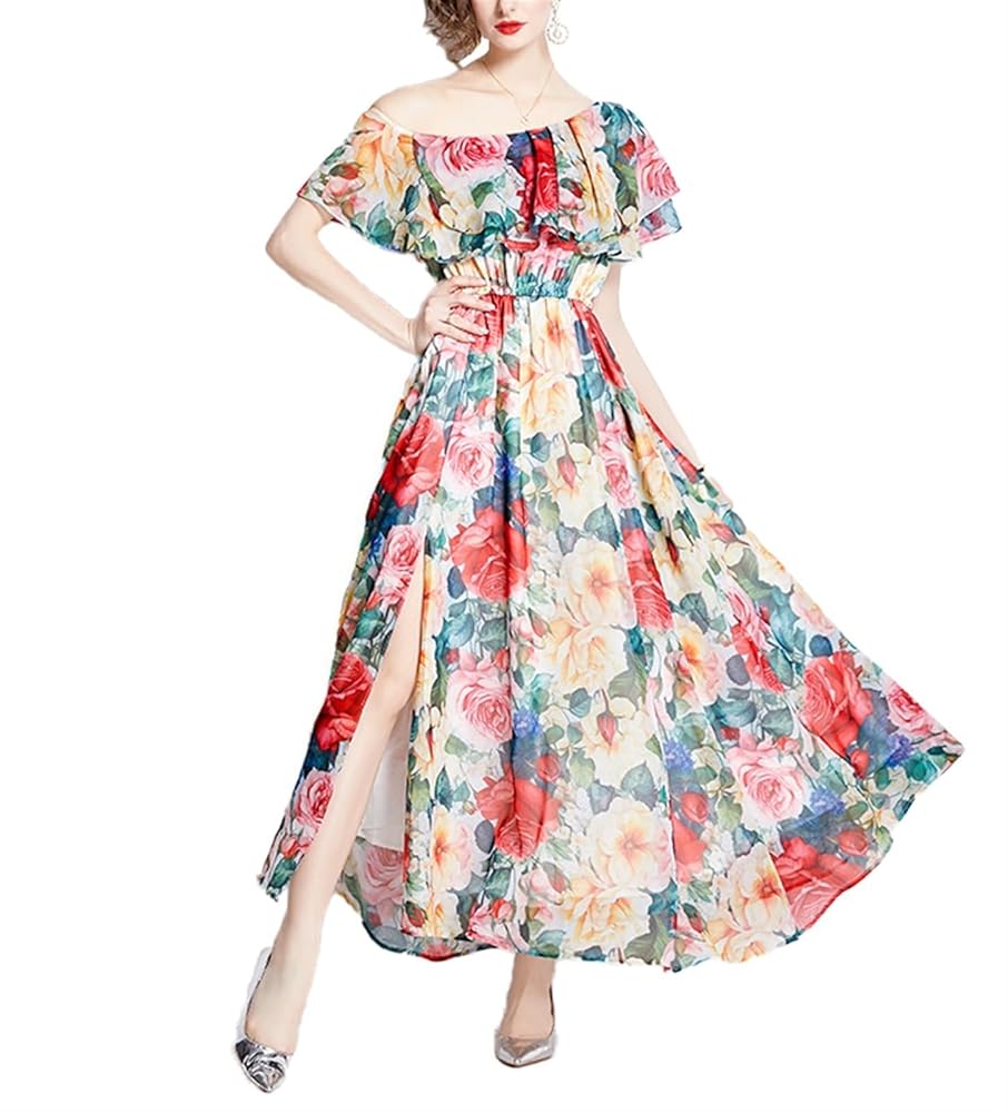 ワンピース OCEAN BREEZE ELEGANT KNIT DRESS Ocean Breeze Knit Maxi Dress White | Hello Molly